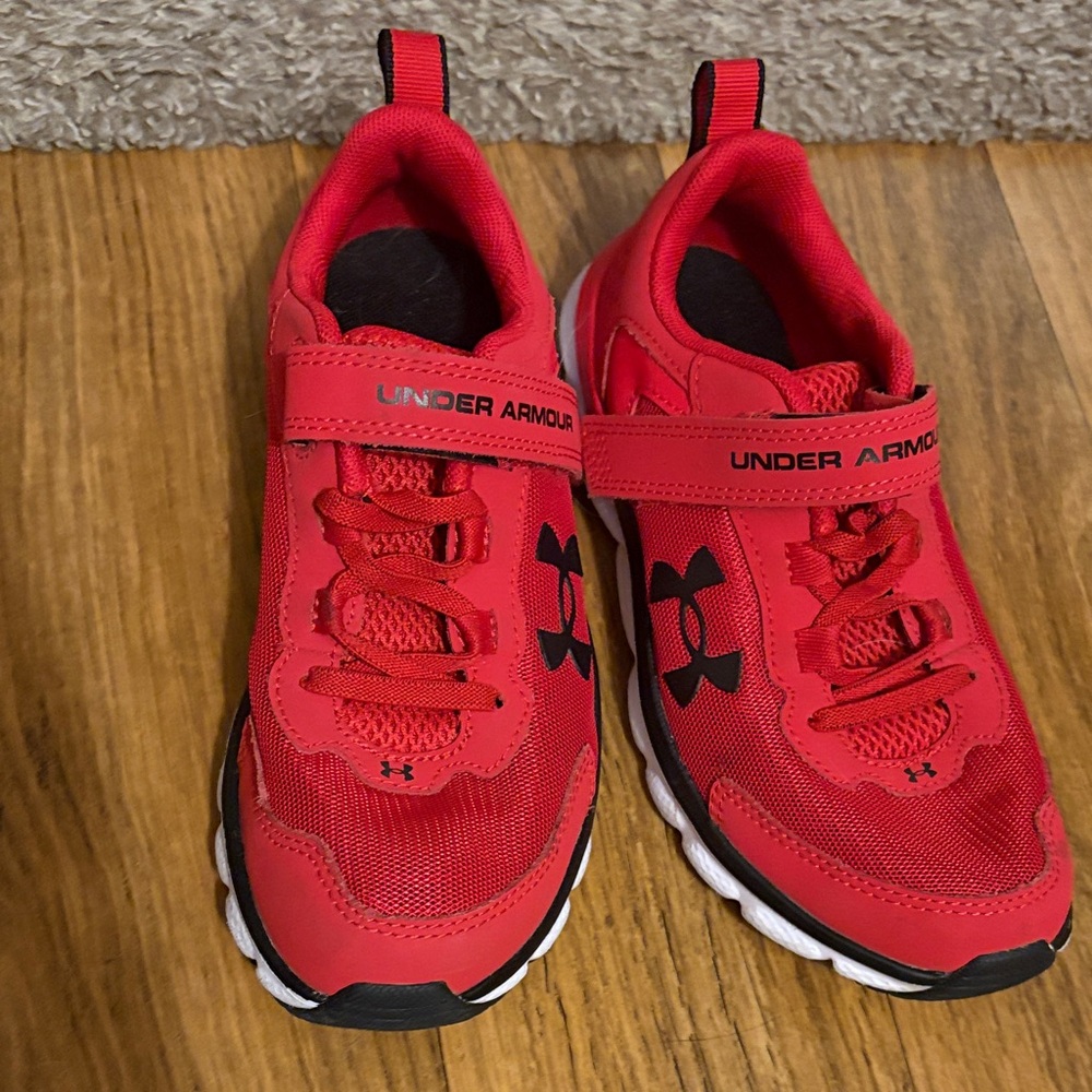 Under Armour Kids Red Sneakers